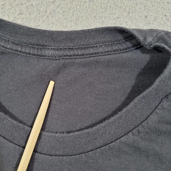 Benton Park Cafe Shirt Womens Medium Gray Crew‎ Neck Short Sleeve Graphic Tee - Picture 2 of 11